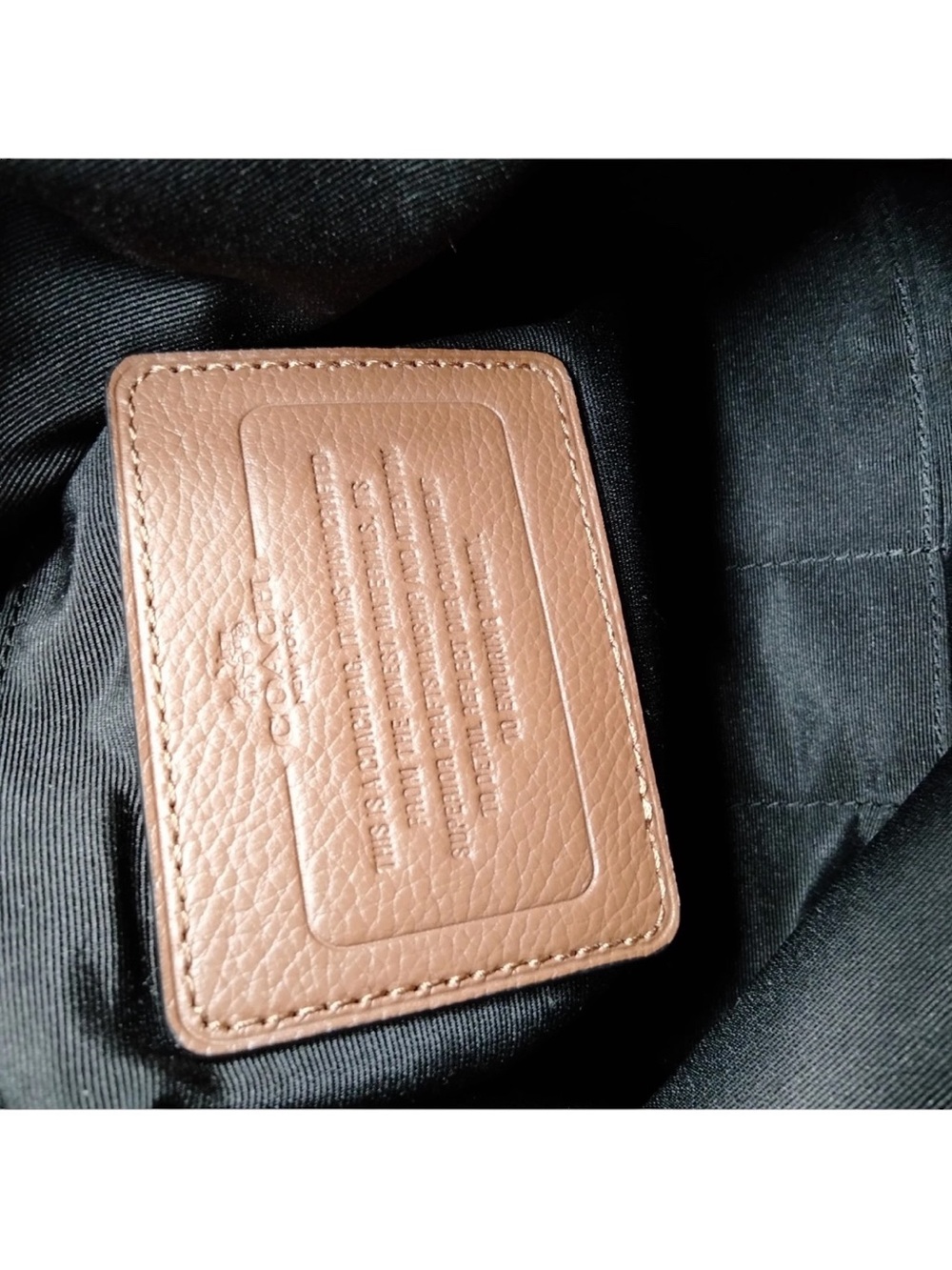 Coach Charles Foldover Tote Dark Saddle - Picture 8 of 9